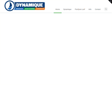 Tablet Screenshot of dynamique.org
